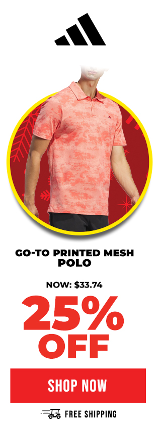 adidas Go-To Printed Mesh Polo