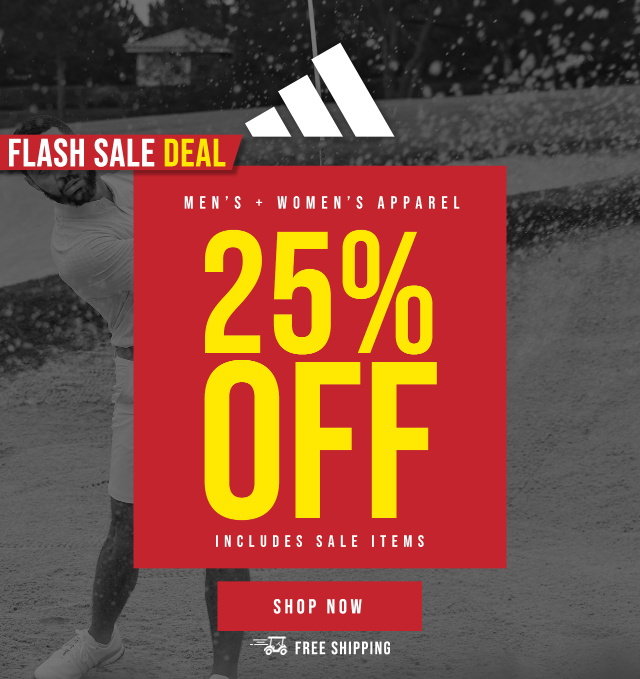 adidas 25% OFF | Flash Sale Deal