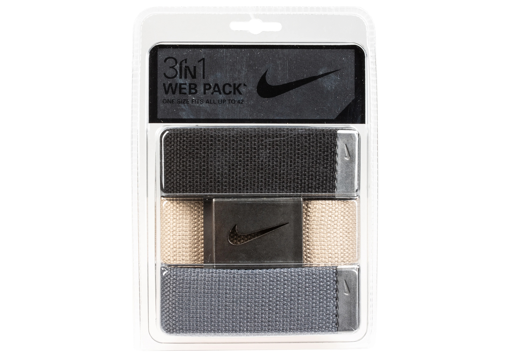 Nike Web Golf Belt - 3 Pack