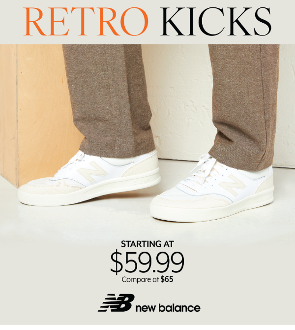 Starting at $59.99 New Balance