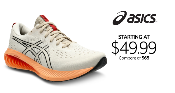 Starting at 49.99 Asics