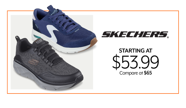 Starting at 53.99 Skechers