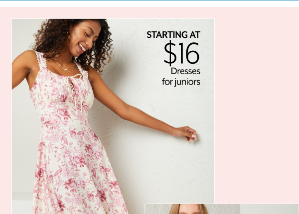 Starting at $16 Dresses for Juniors