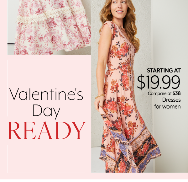 Starting at 19.99 Dresses for Women