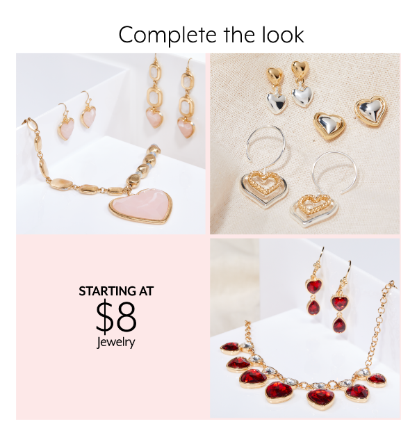 Starting at $8 Jewelry