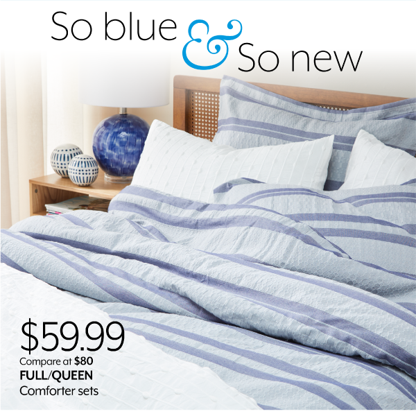 59.99 Full/Queen Comforter Sets