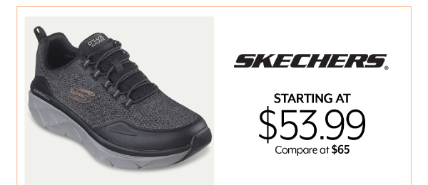 Starting at 53.99 Skechers