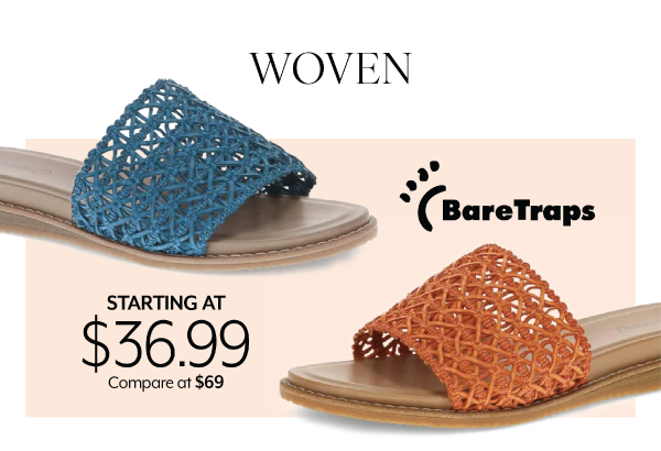 Starting at 36.99 Baretraps