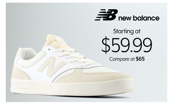 Starting at 59.99 New Balance