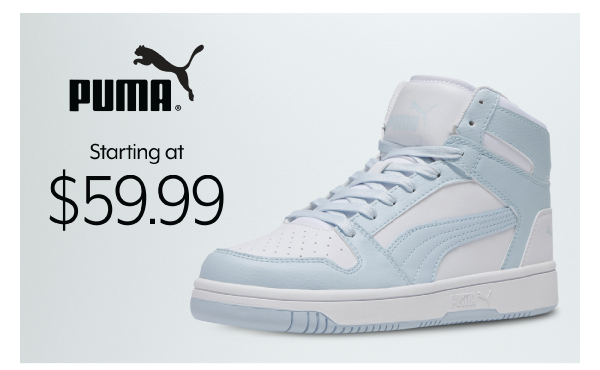 Starting at 59.99 Puma