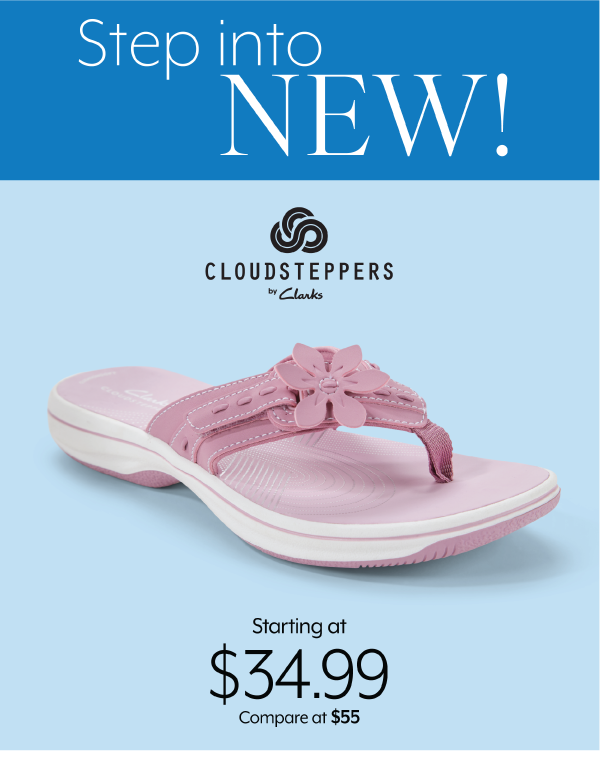 Cloudsteppers by Clarks 34.99