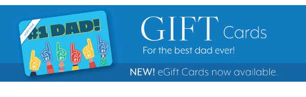 Gift Cards - eGift Cards now available