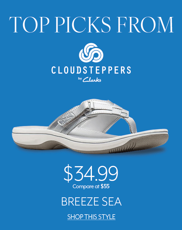 Cloudsteppers by Clarks 34.99
