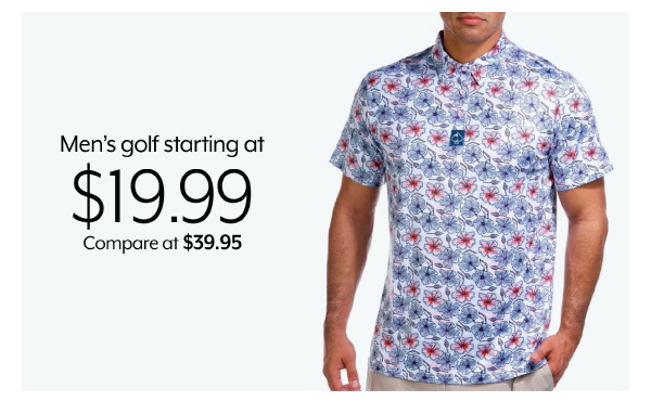 Men's Golf starting at 19.99