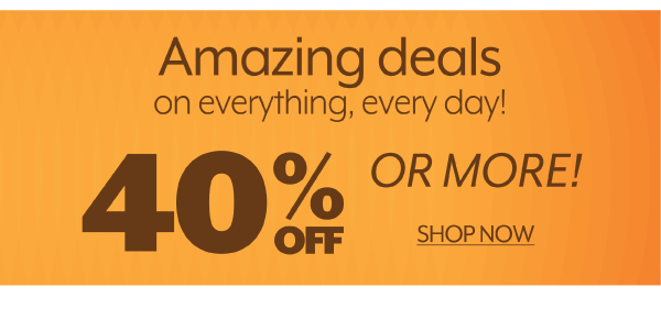 Amazing deals on everything, every day!