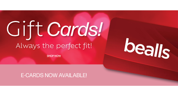 Gift Cards - eGift Cards now available