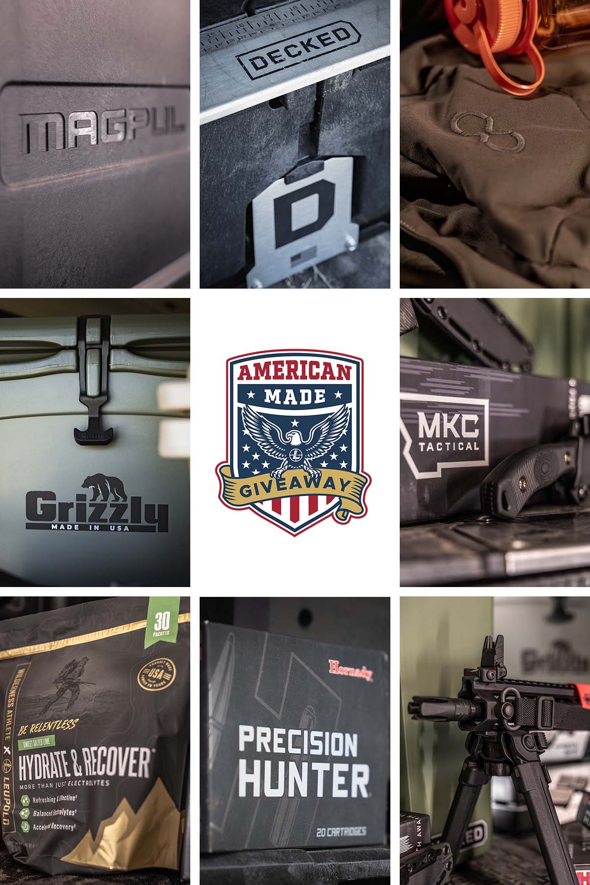 American-Made Giveaway Prizes