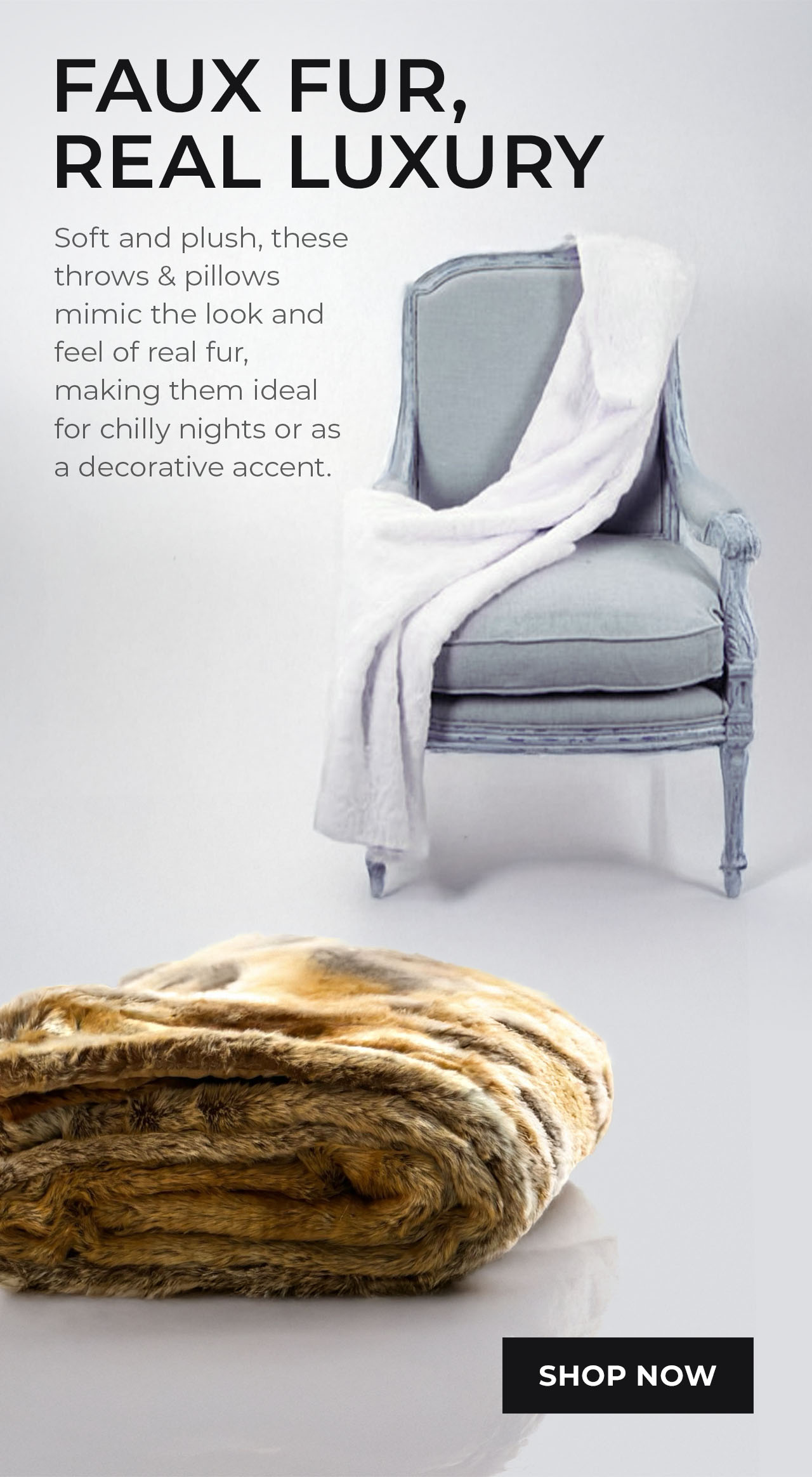 Faux Fur Throws