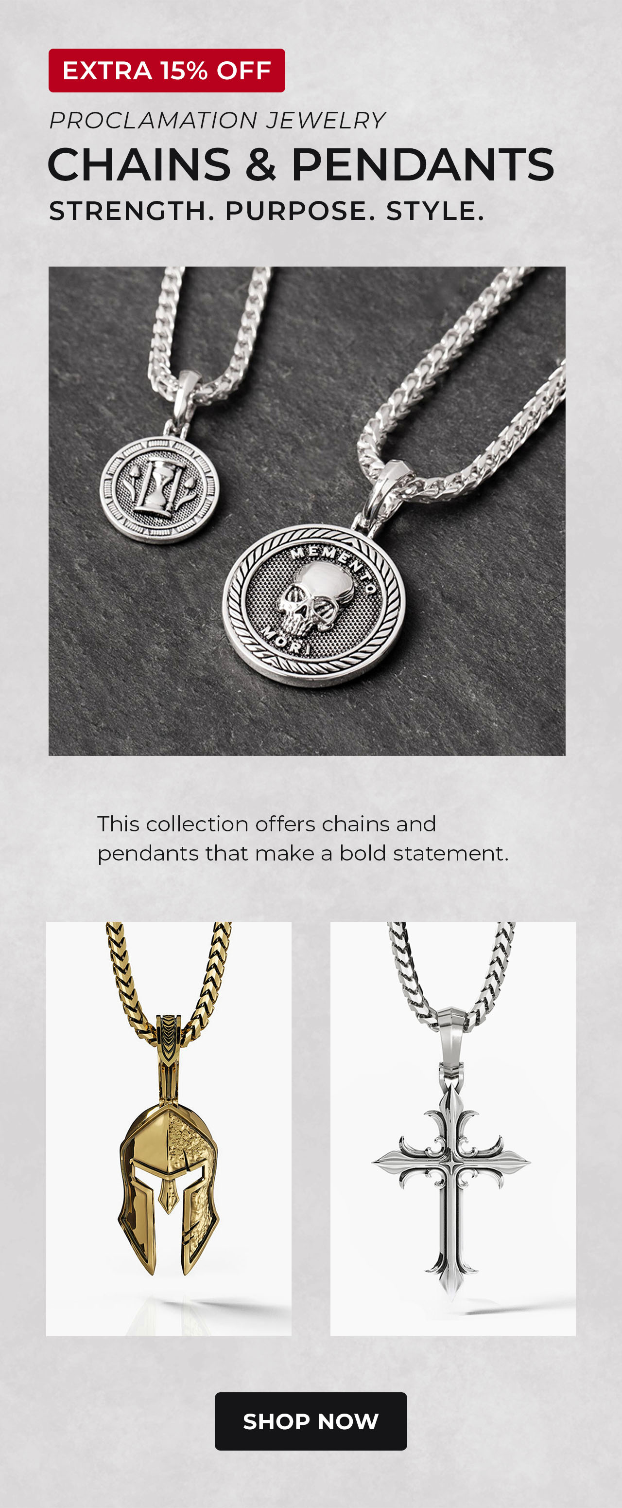 Proclamation Jewelry - Extra 15% Off