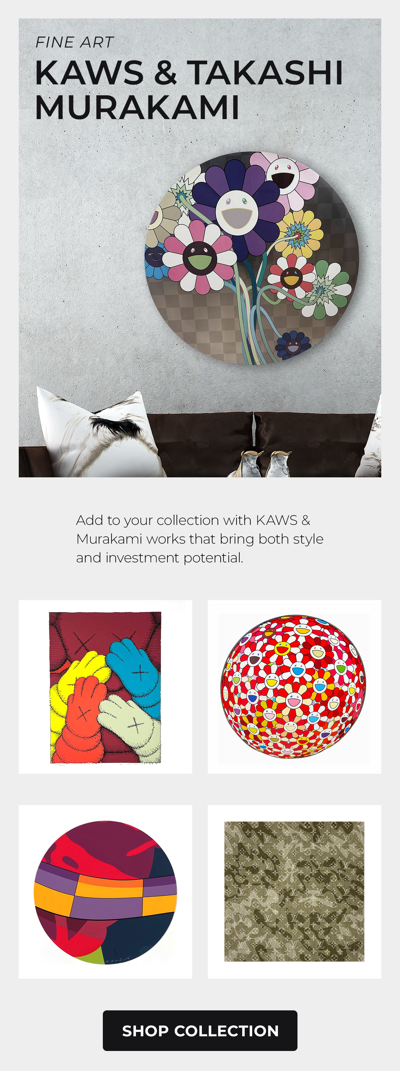 KAWS & Takashi Murakami Fine Art