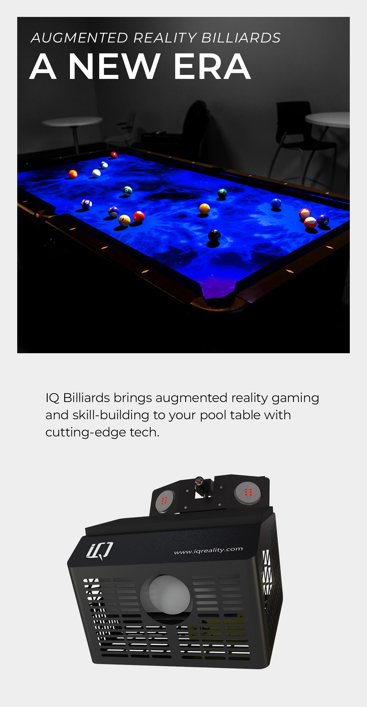 IQ Reality AR Billiards Projector