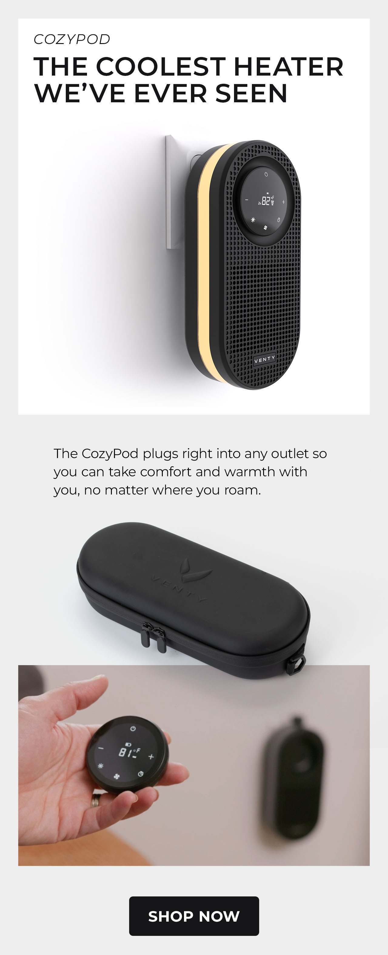 CozyPod Portable Plug-in Heater