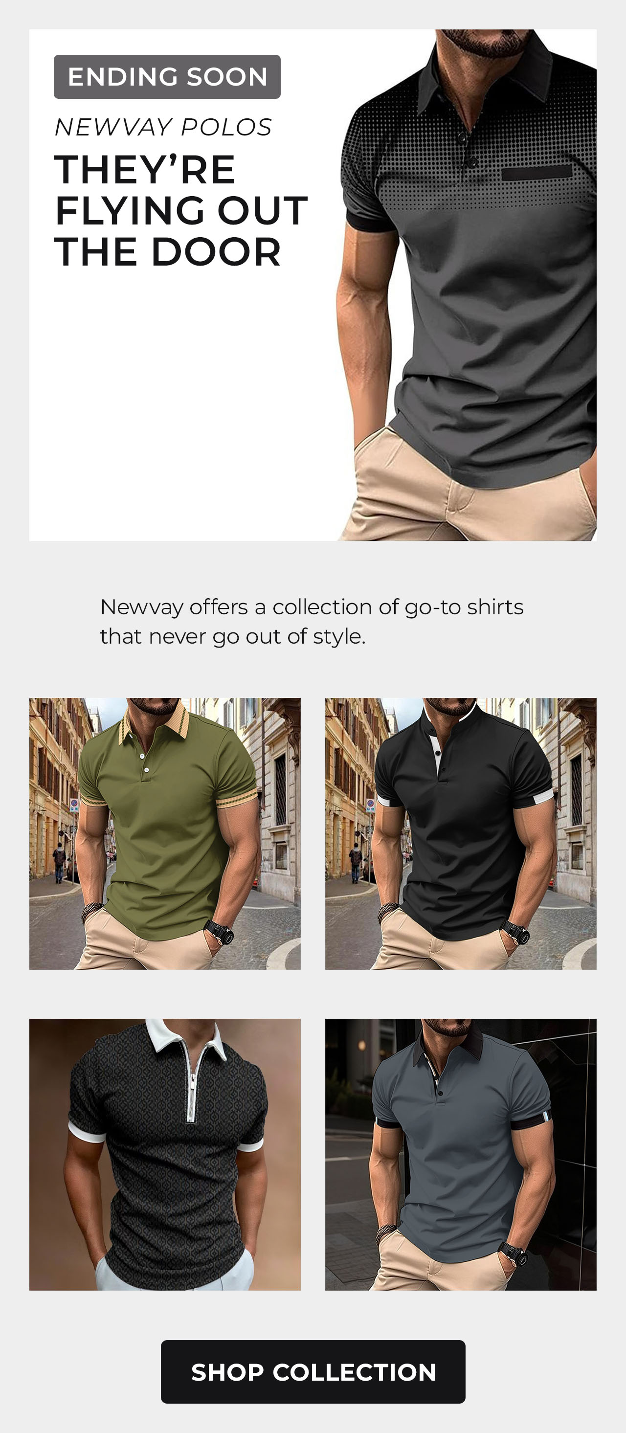 Newvay Henleys & Short Sleeve Polos