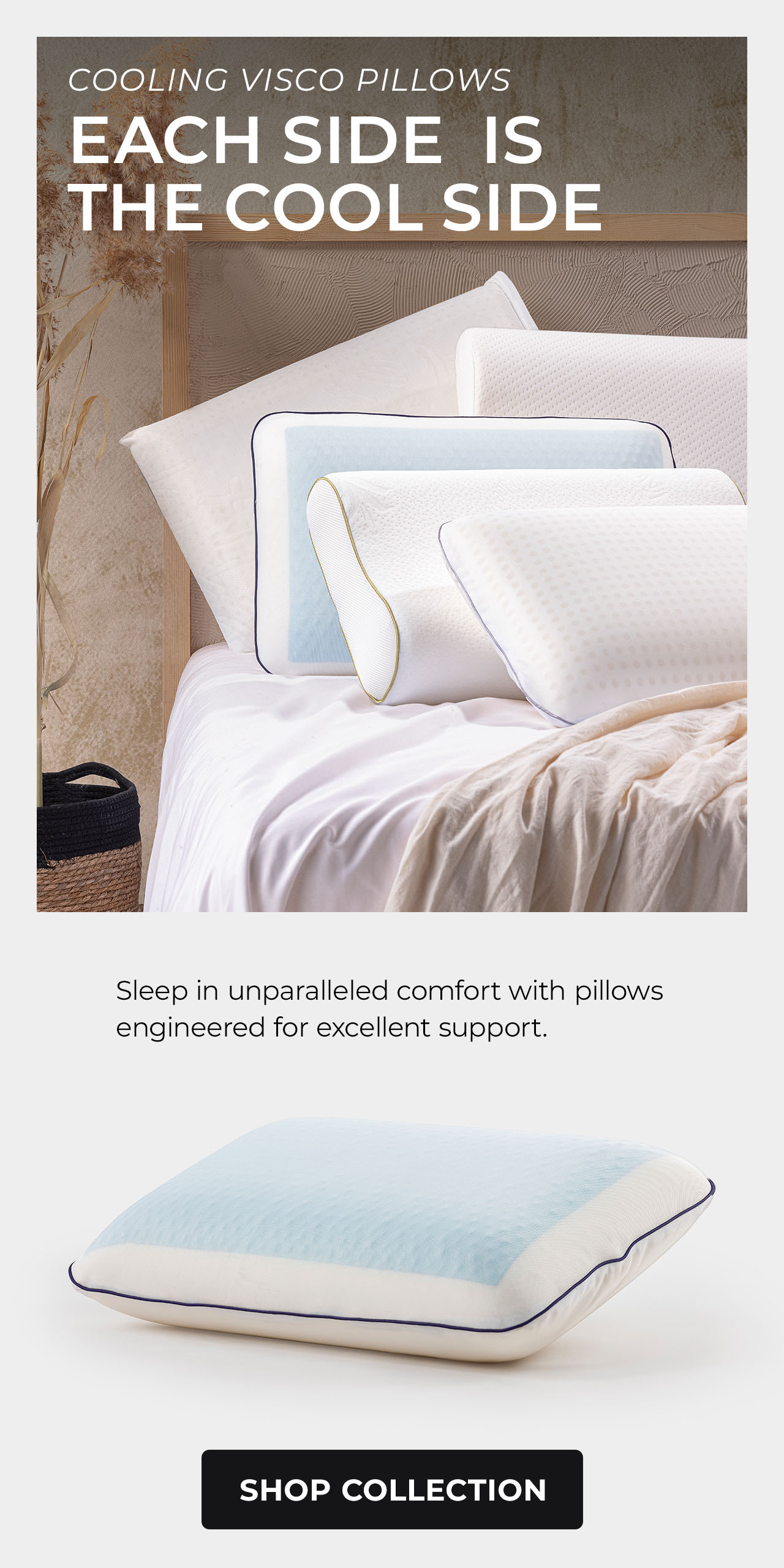 Cooling Visco Pillows