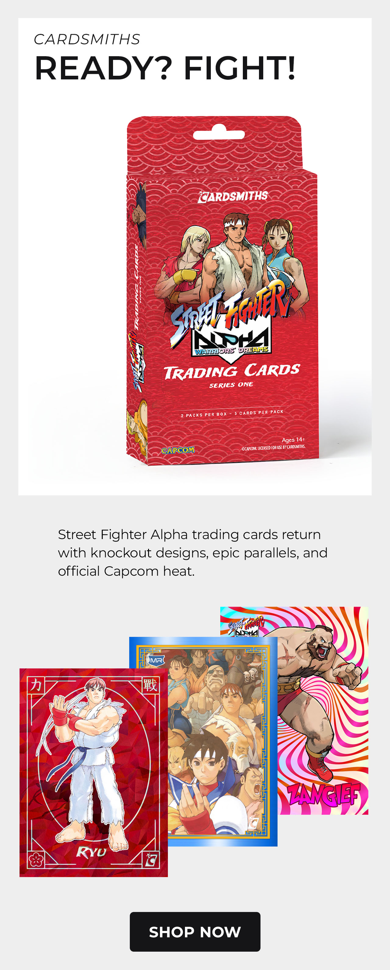 Cardsmiths Street Fighter Cards