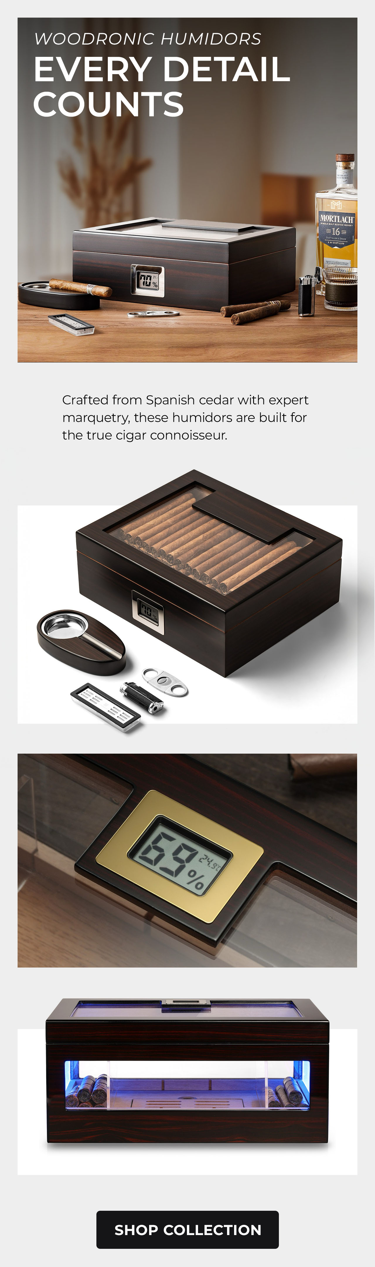 Woodronic Cigar Humidors