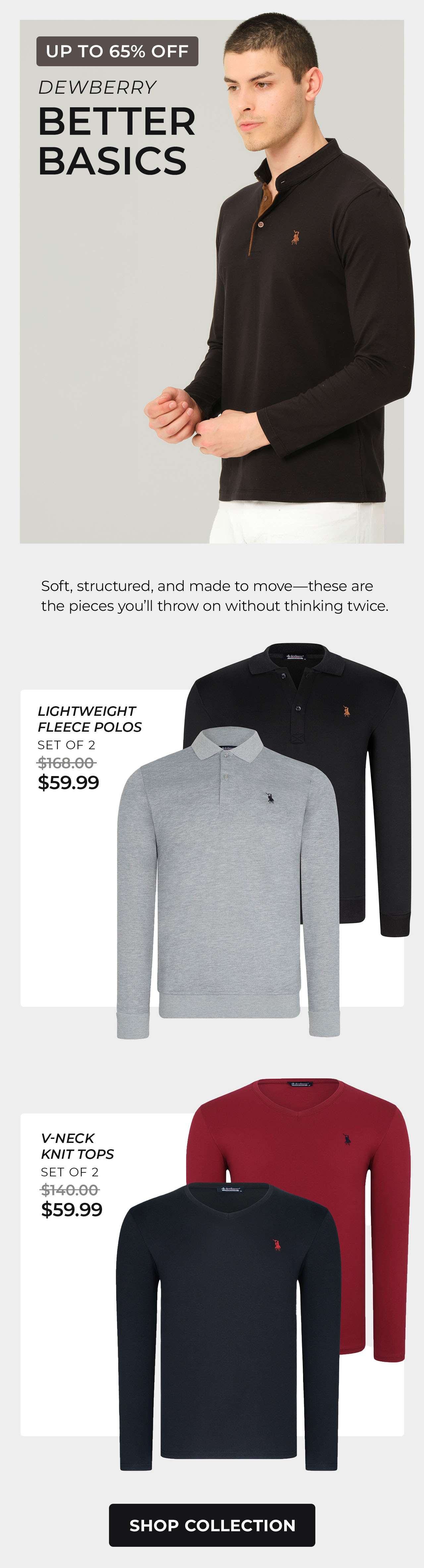 Dewberry Polos & Knits