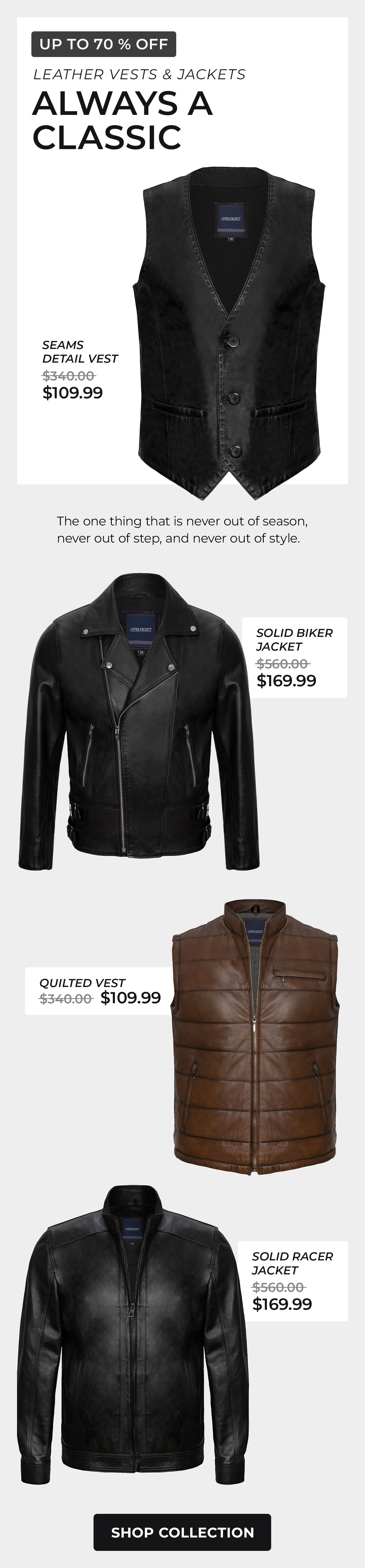 Upper Project Leather Jackets