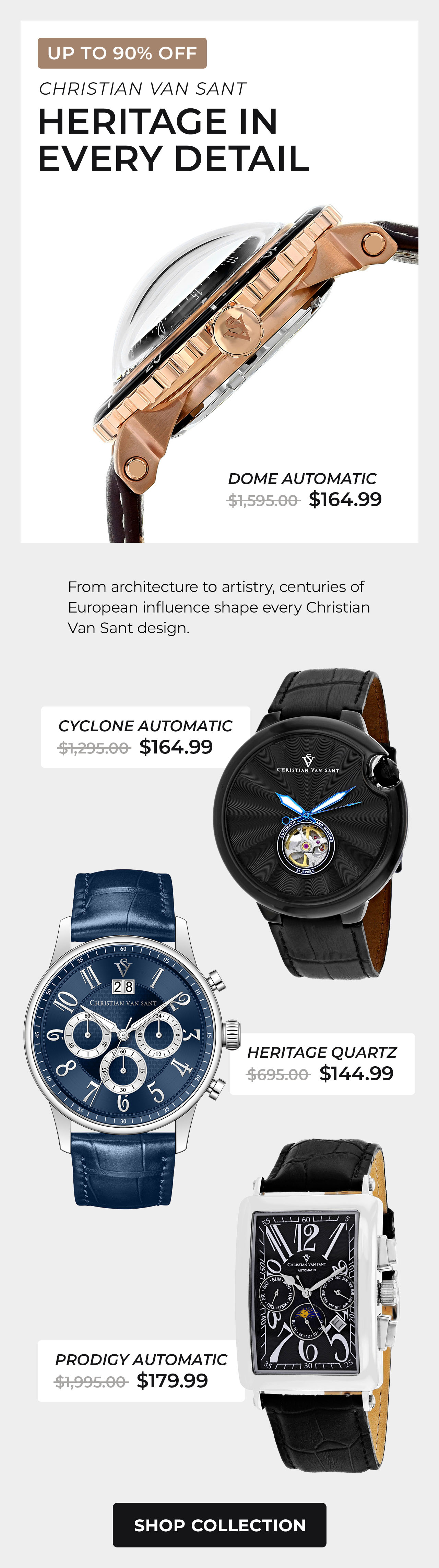 Christian Van Sant Watches
