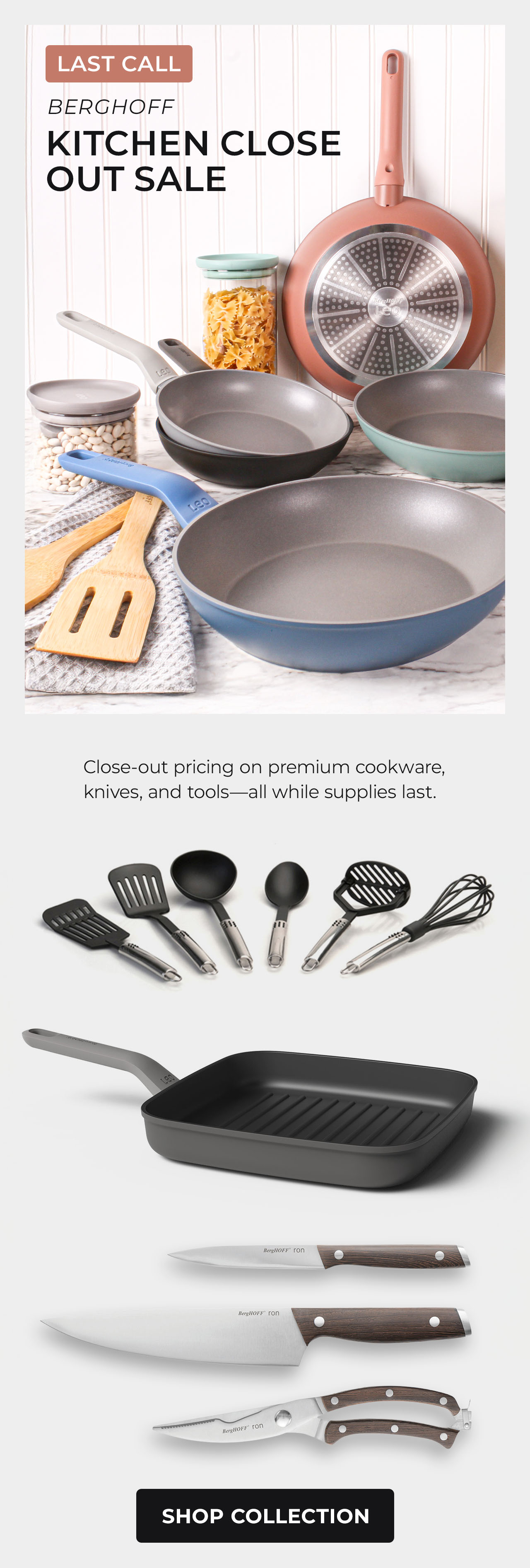 BergHOFF Kitchen Close-Outs