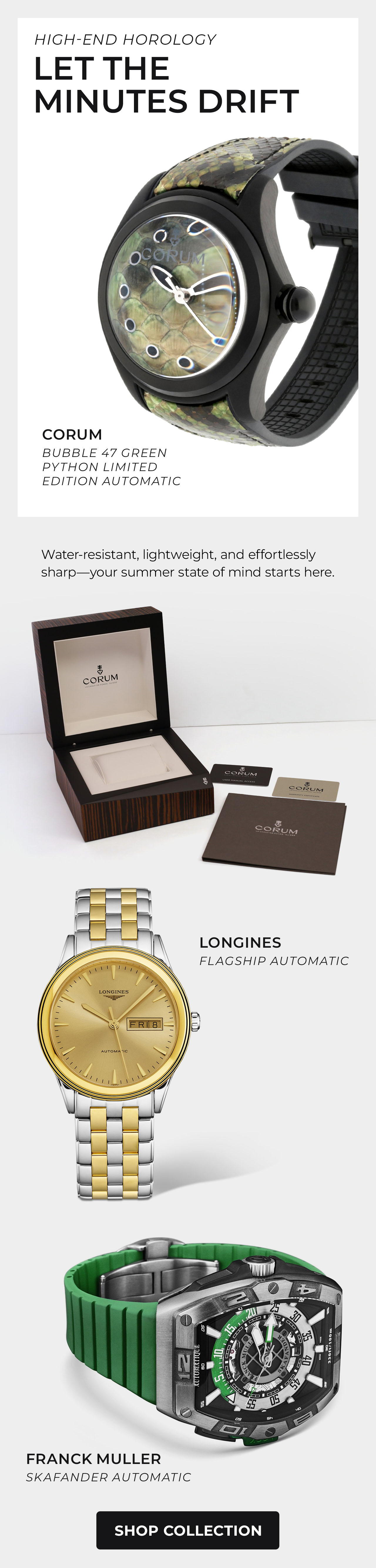 High End Horology For Him & Her