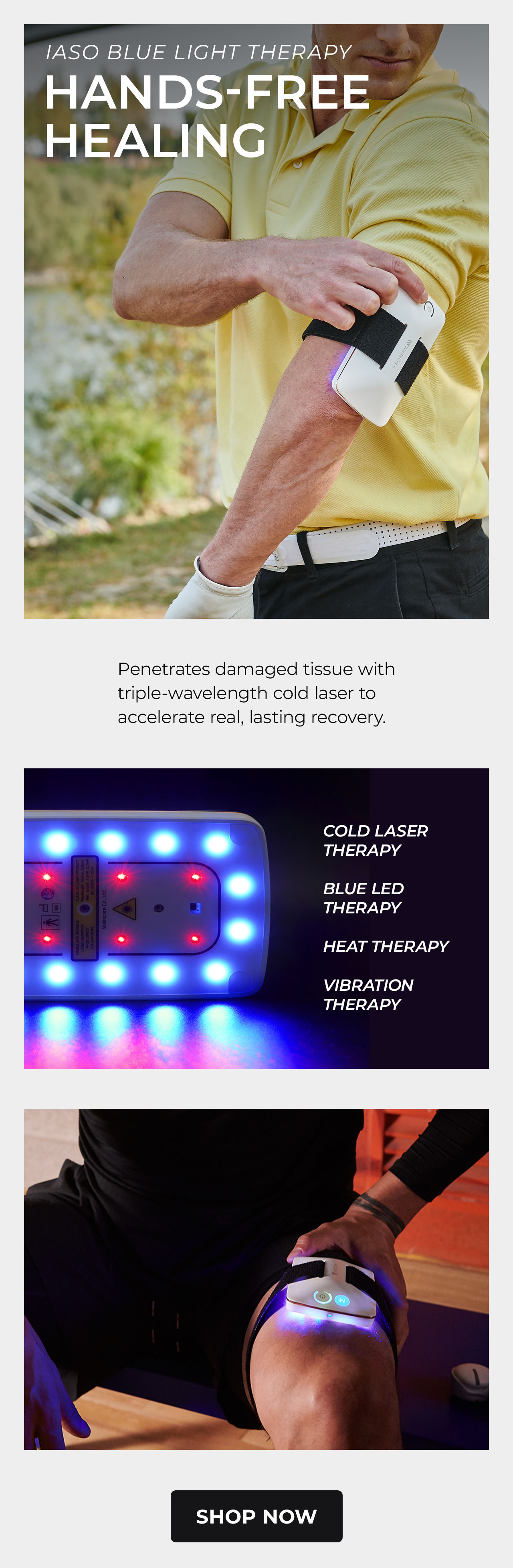 IASO Ultra Cold Laser Therapy for Pain Relief