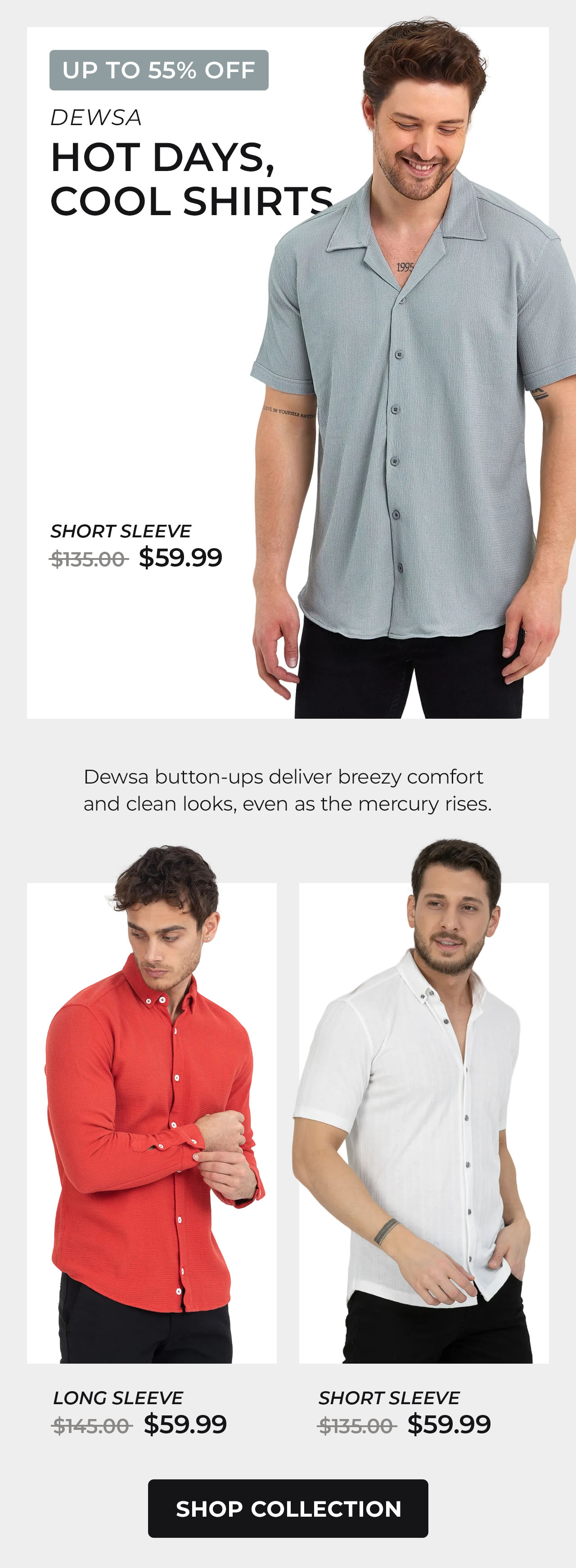 Dewsa Summer Button-Ups