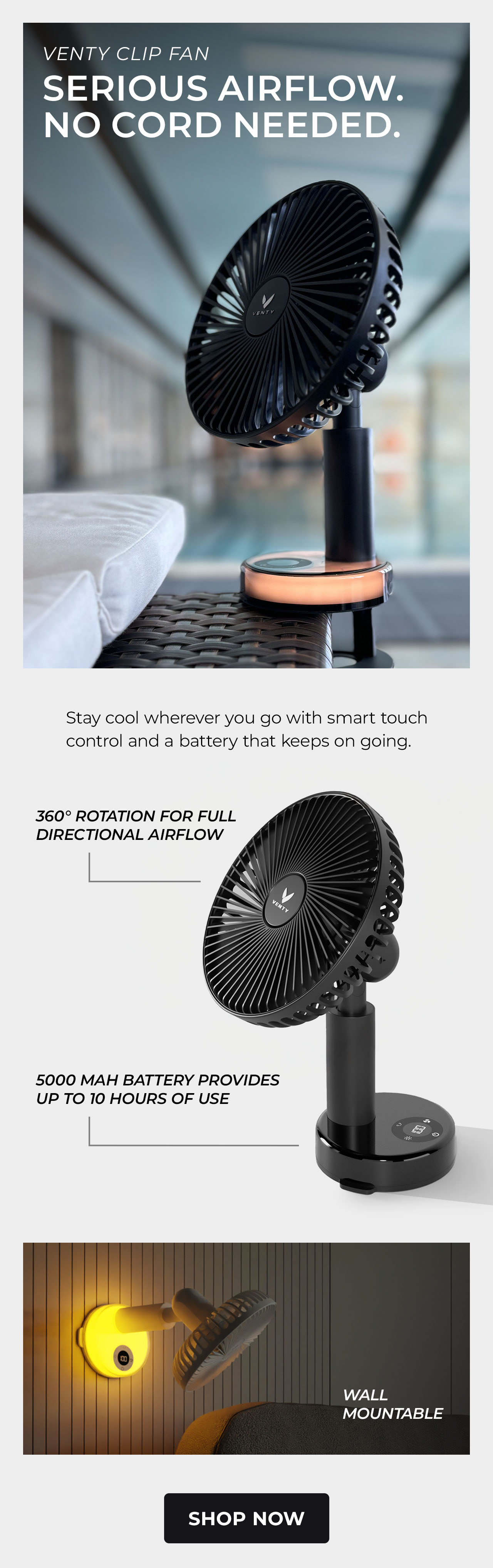 Venty Clip Fan