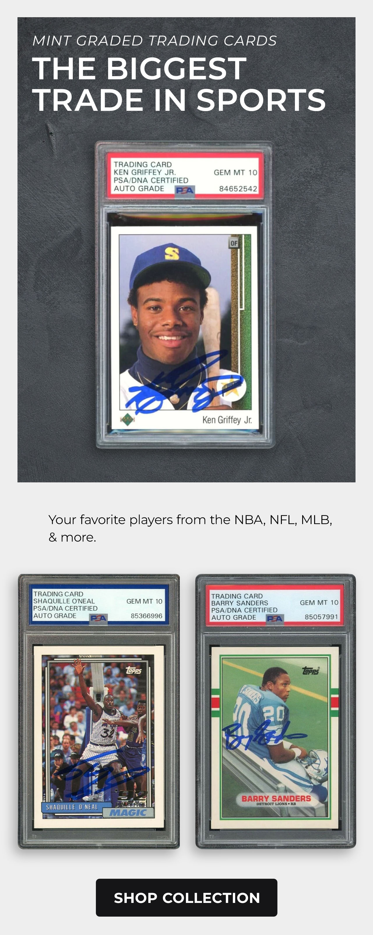 ASG Memorabilia All Sports Cards