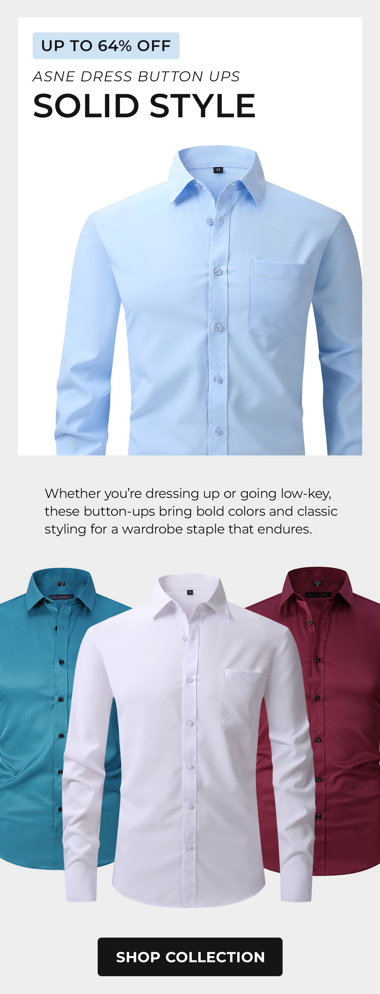 Asne Dress Button Ups