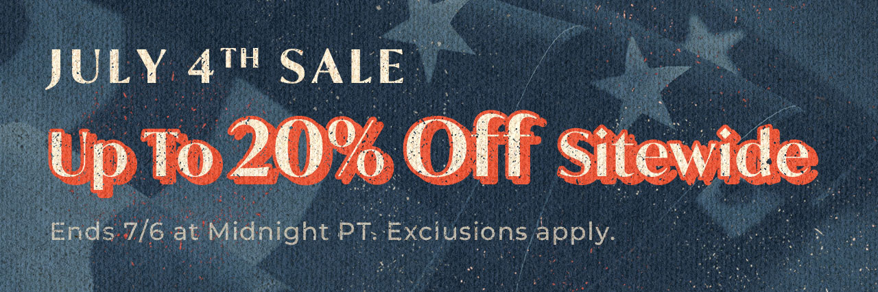 July 4th Sitewide Sale