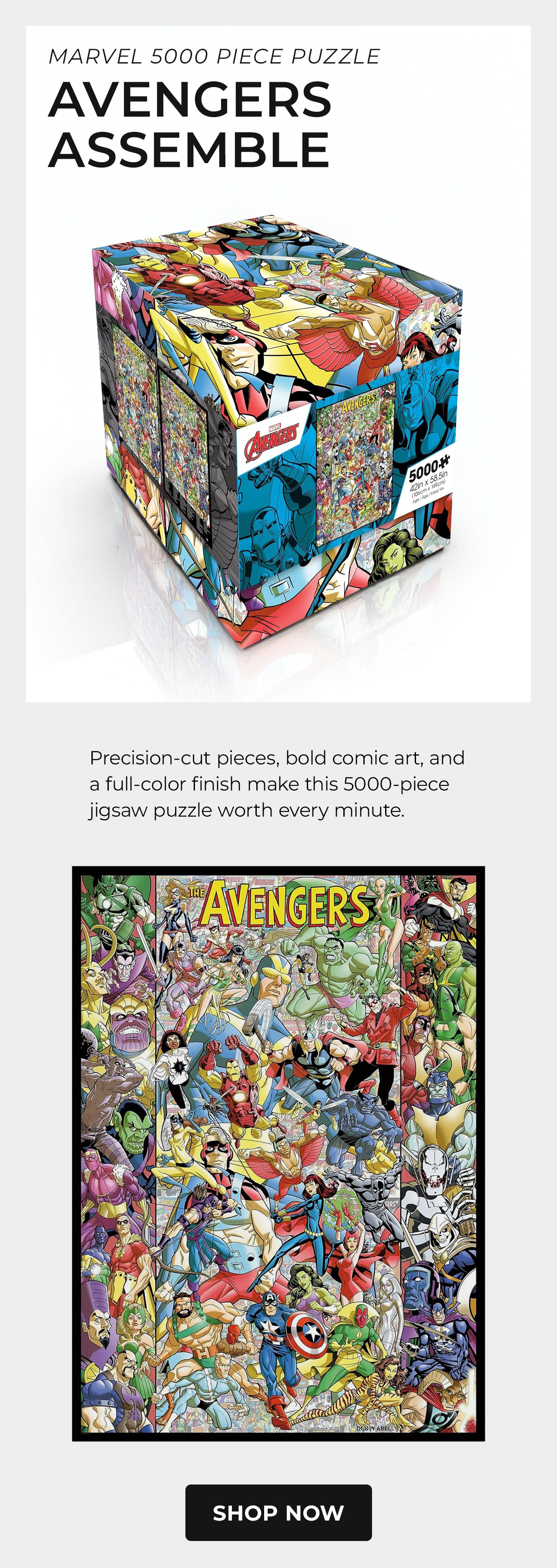 Marvel The Avengers 5000 Piece Jigsaw Puzzle