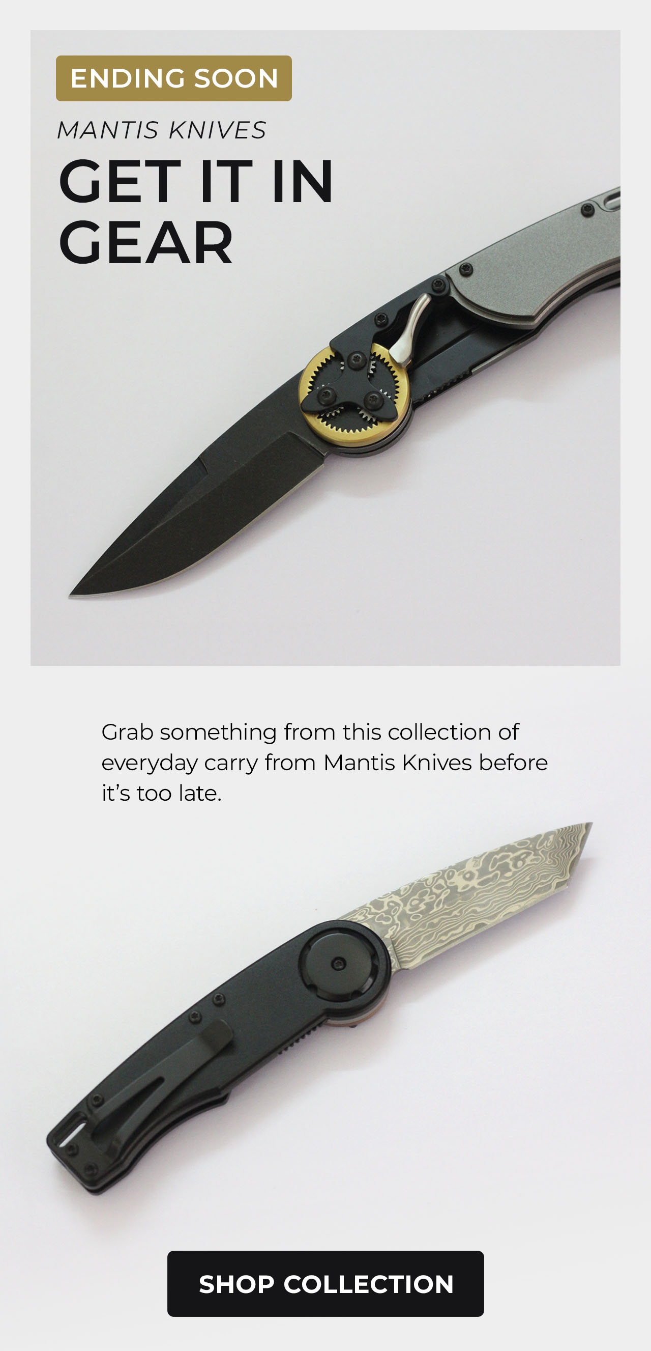 Mantis Knives Ending Soon