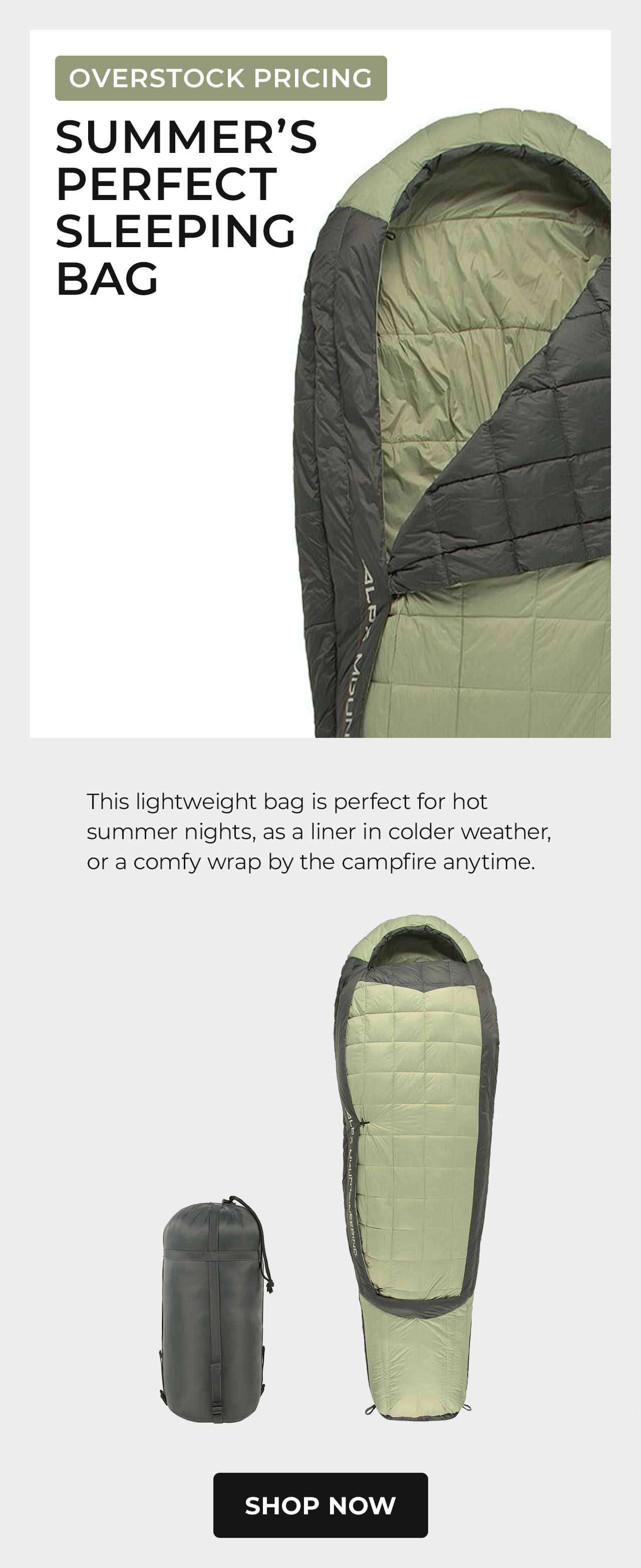 Dogwood + Sleeping Bag: 40F Synthetic