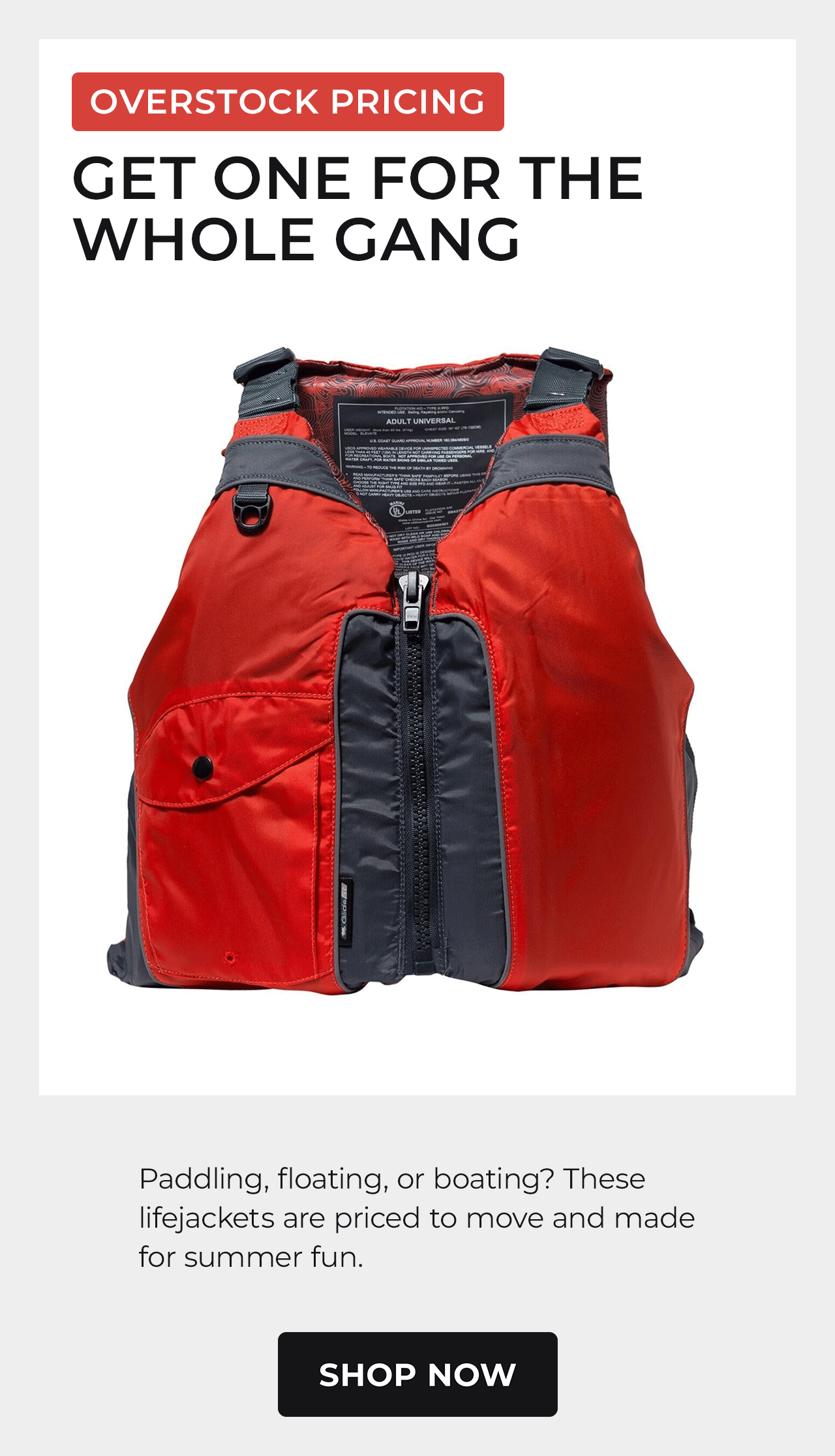 Old Town Life Jacket