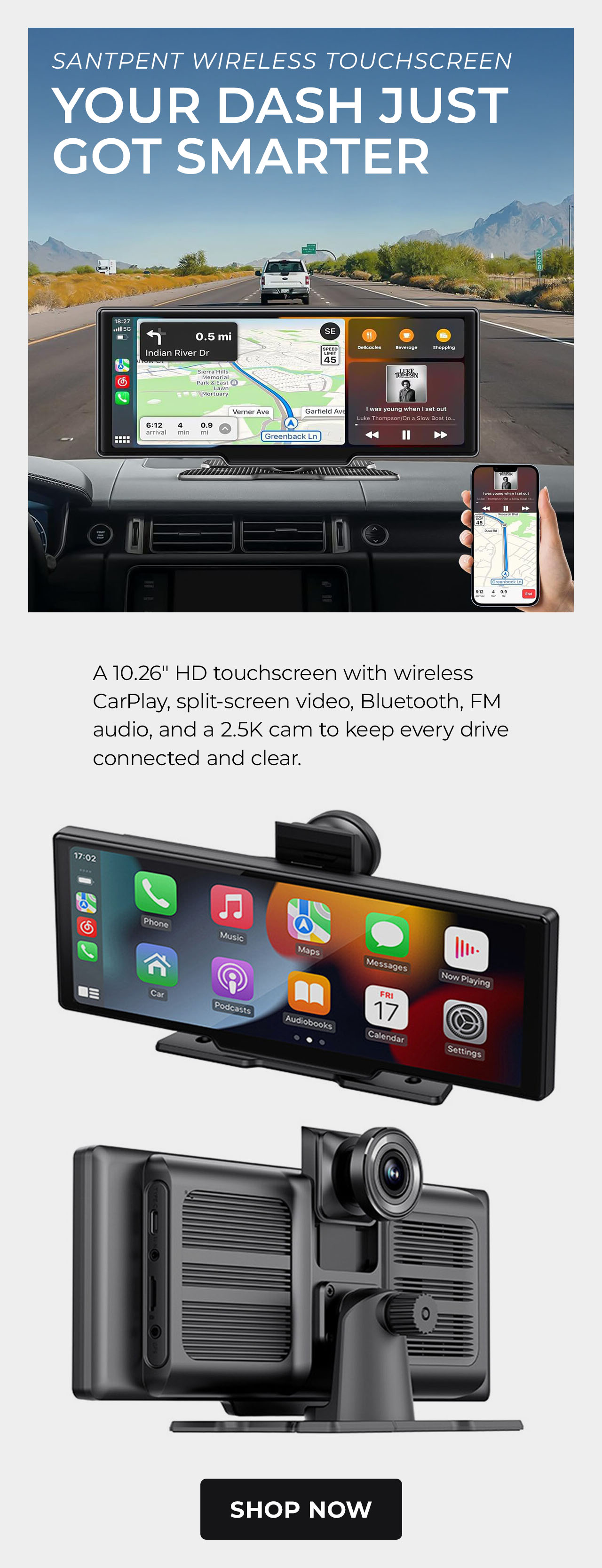 Santpent Wireless Touchscreen
