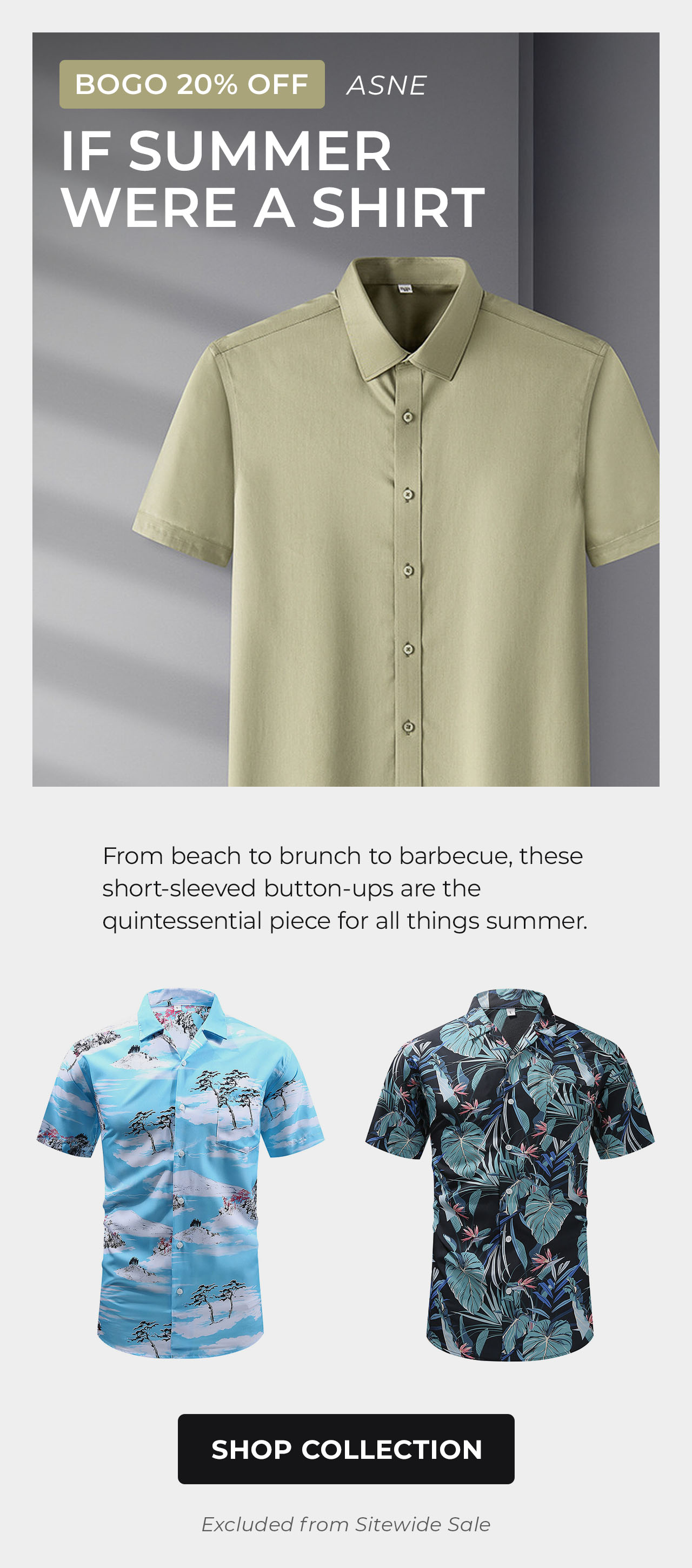 Asne Short Sleeve Button Ups