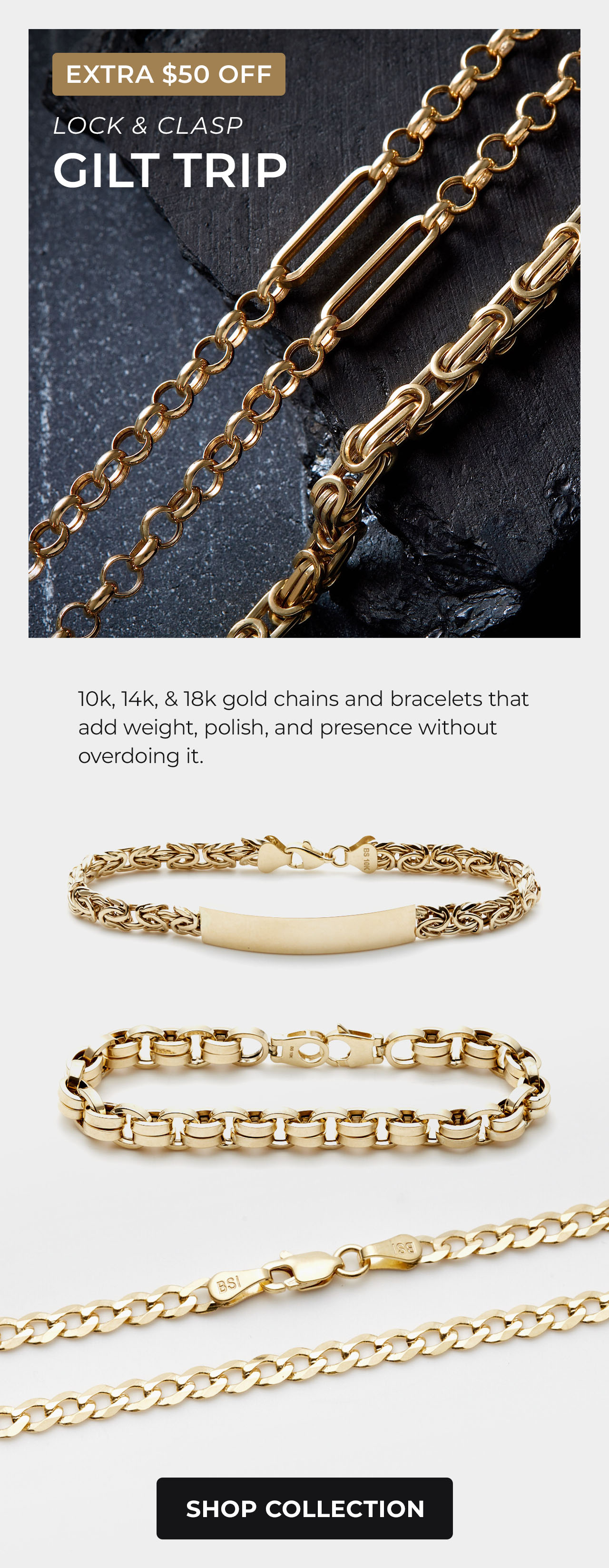 Lock & Clasp Gold Jewelry