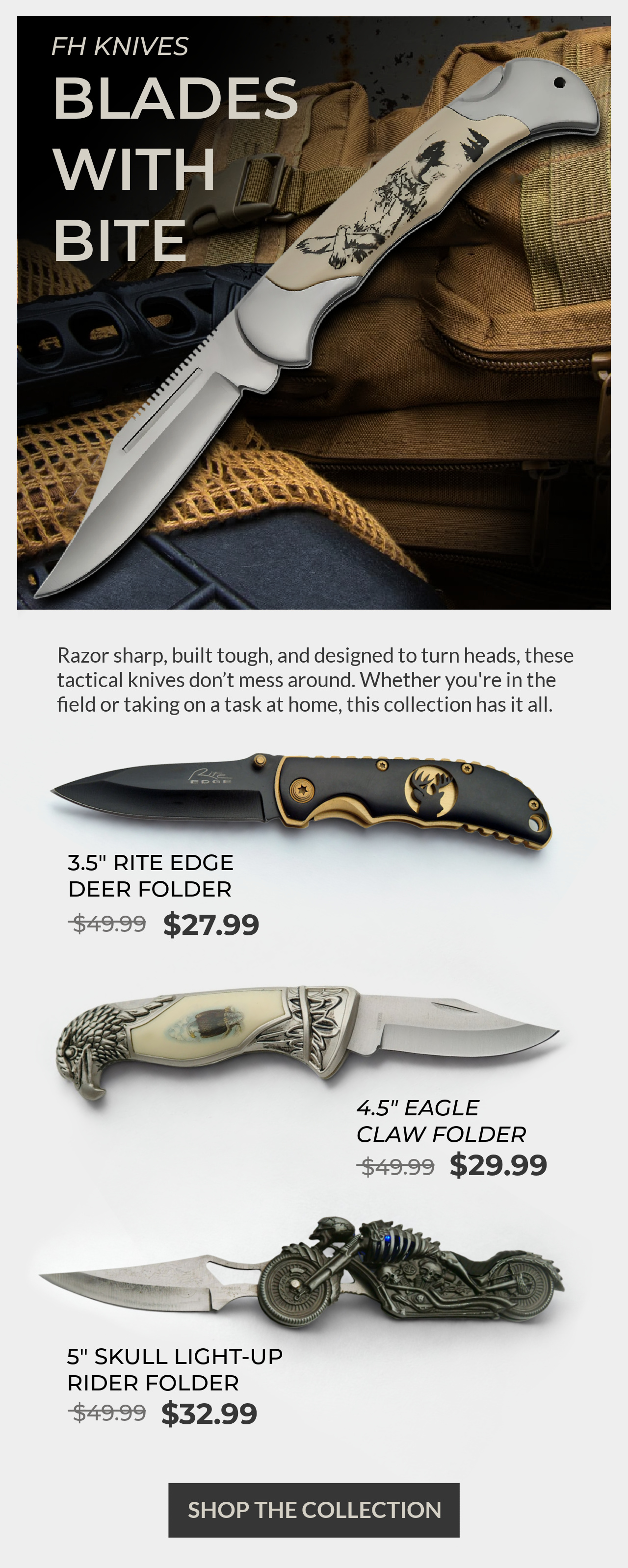 FH Knives Folding Assortment