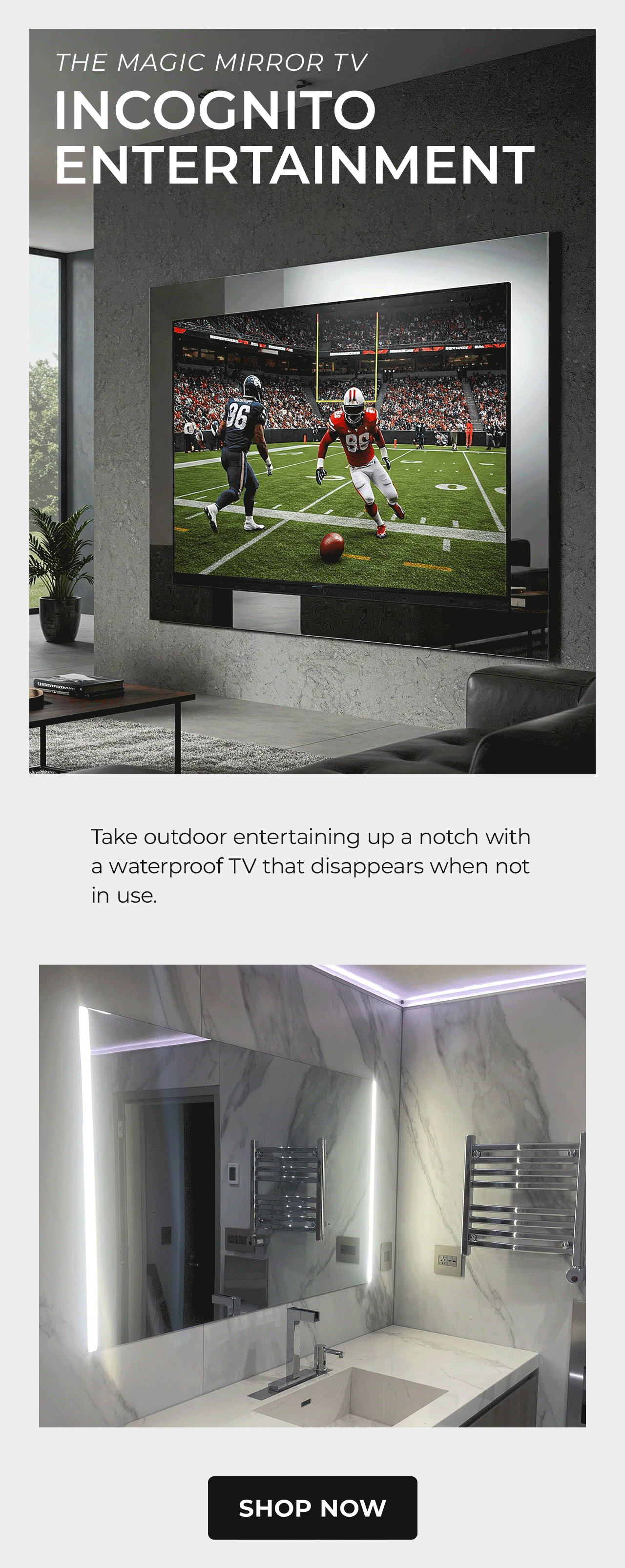Waterproof TVs